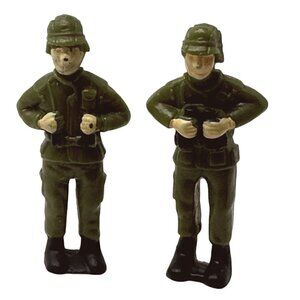 Army Toy Vintage Army Men Lot Miniature 1.25 Inches Green Soldier